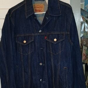 Levi's Men's Large Dark Denim Jacket